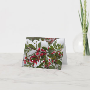 Holly Berries Card