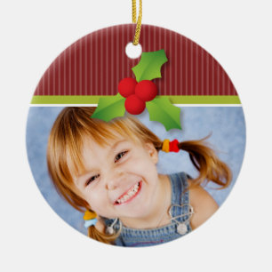 Holly Berries Christmas Ornament (red/lime)