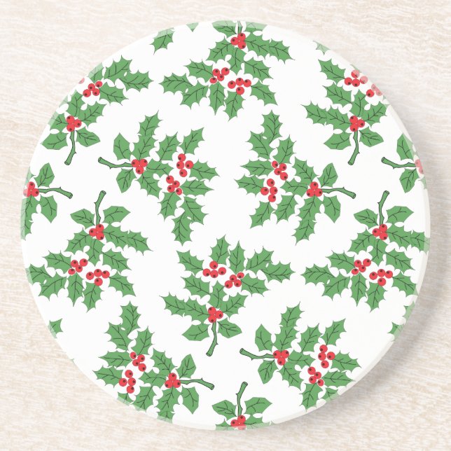Holly Berries Coaster (Front)