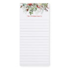Holly Berries & Greenery Personalized