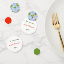 Holly berry and leaves pattern Merry Christmas 
