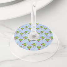 Holly berry and leaves pattern Merry Christmas  Wi