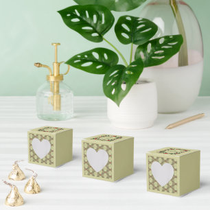 Holly Berry Decorative Season's Greetings Favor Box
