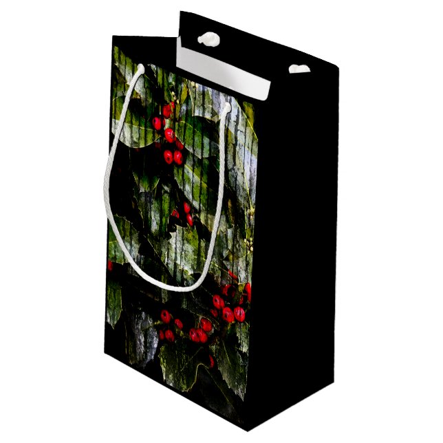 Holly Berry Gift Bags (Back Angled)