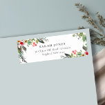 Holly Berry Pine Very Merry Christmas Address<br><div class="desc">If you need any further customisation please feel free to message me on yellowfebstudio@gmail.com.</div>