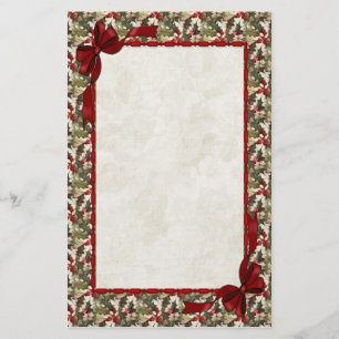Holly Berry Stationery