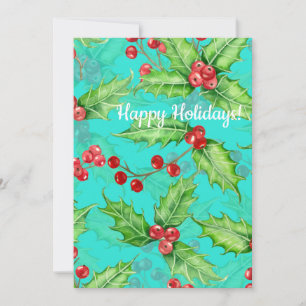 Holly berry watercolor