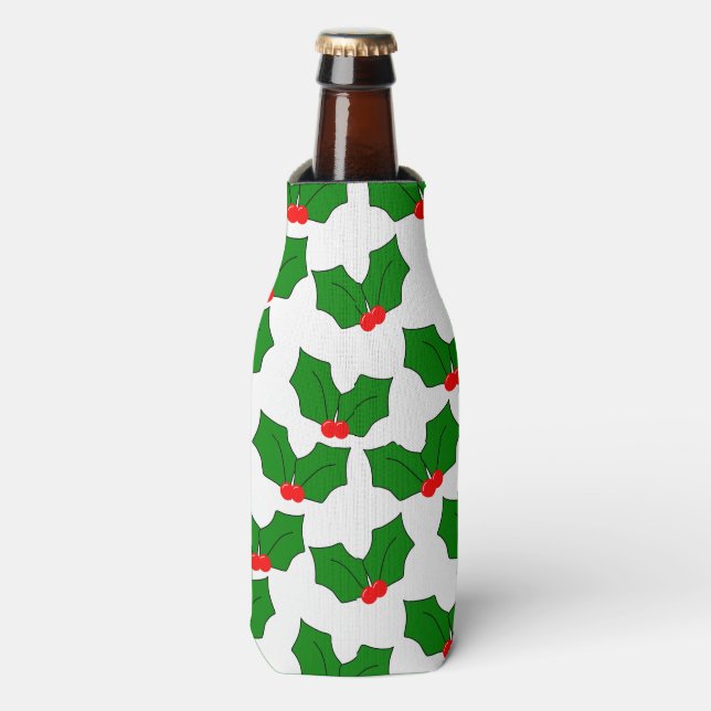 Holly Bottle Cooler (Bottle Front)