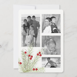Holly Branch nuances Carte photo