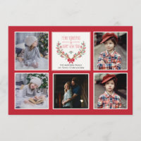 Holly Branches 5 Carte photo