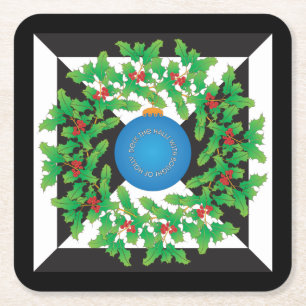 Holly Coasters