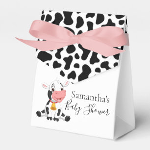 Holly Cow baby shower Favor Box
