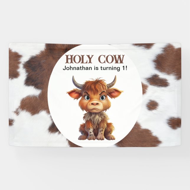 Holly Cow hide brown white   banner (Horizontal)