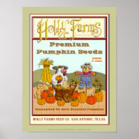 Holly Cow's Vintage Pumpkin Seed Package