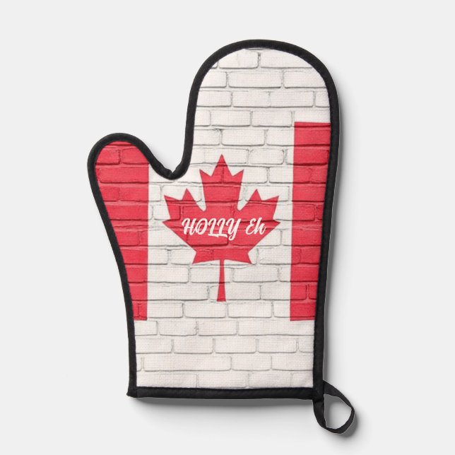 HOLLY Eh RIGHT HANDED OVEN MITT (Front)