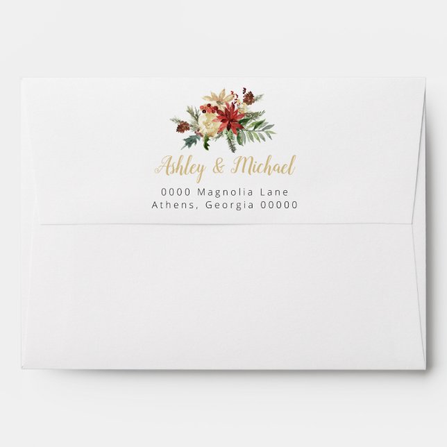 HOLLY envelope recipient address (Back (Top Flap))