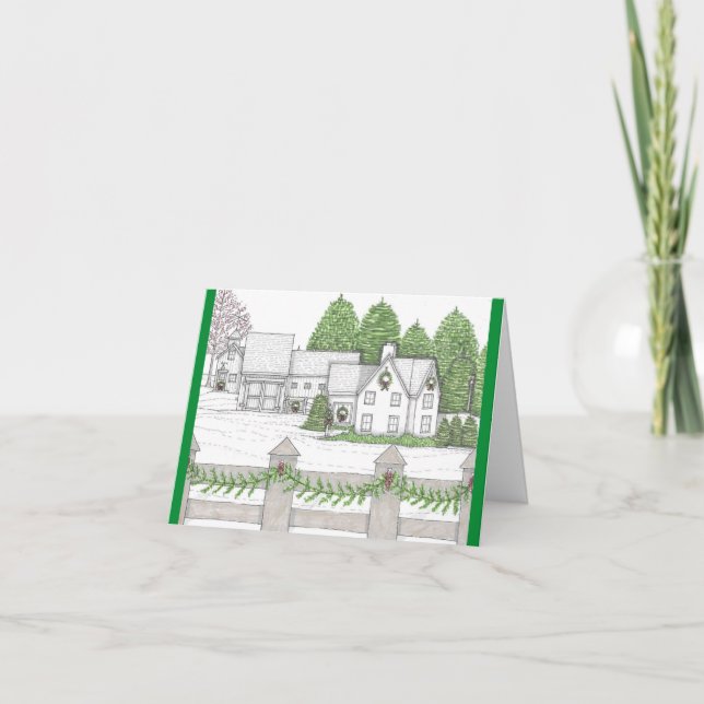 HOLLY FARM CHRISTMAS CARD (Front)