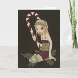 "Holly" Greeting Card