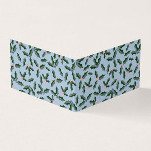 Holly Holiday Gift Enclosure Card