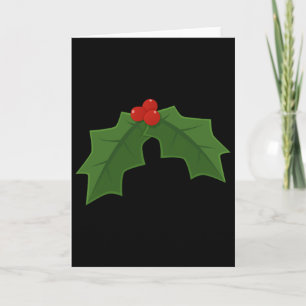 Holly - Holly And Berries Christmas Card