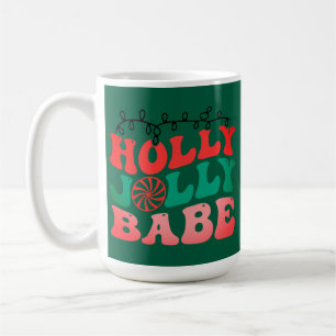 Holly Jolly babe Christmas Mug
