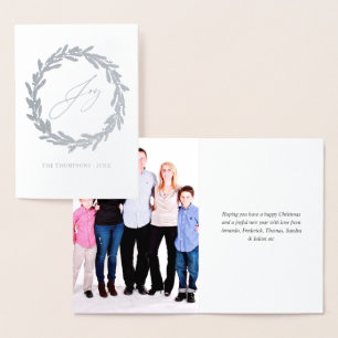 Holly Jolly Christmas Foil Card