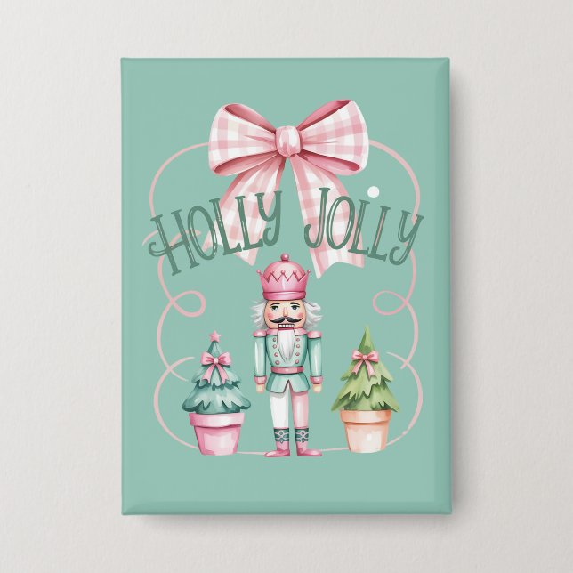 Holly Jolly Christmas Nutcracker Coquette Preppy (Front)