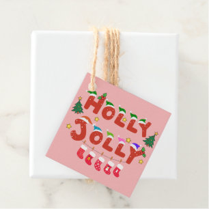 Holly Jolly Favour Tags