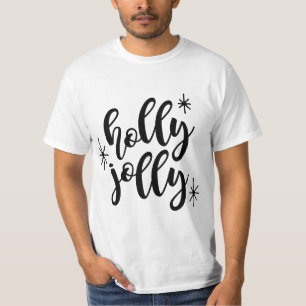 Holly jolly funny christmas T-Shirt