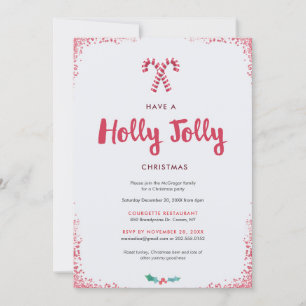 Holly Jolly Holiday Party Invitation