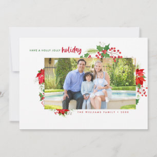 Holly Jolly Holiday Photo Cards