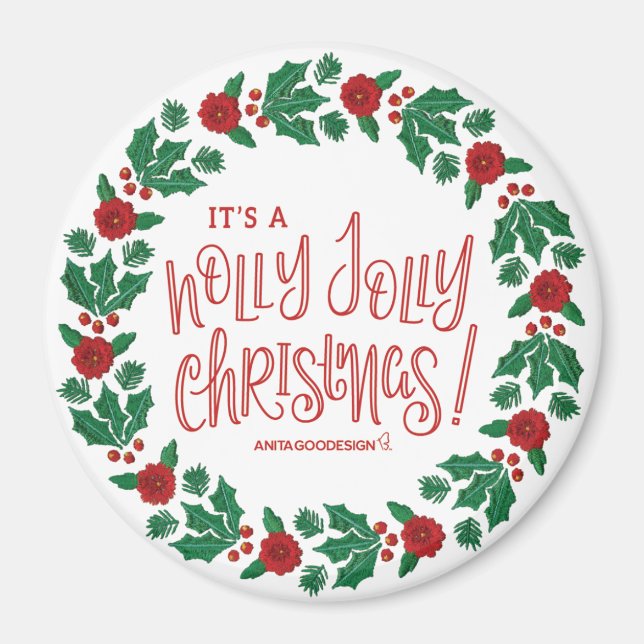 Holly Jolly Magnet (Devant)