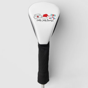 Holly Jolly Nurse, Halloween Classic T-Shirt Golf Head Cover
