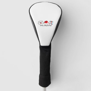 Holly Jolly Nurse, Halloween Classic T-Shirt Golf Head Cover