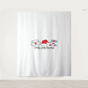 Holly Jolly Nurse, Halloween Classic T-Shirt Tapestry