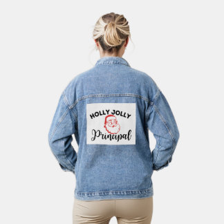 Holly Jolly Principal Denim Jacket