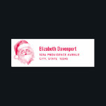 Holly Jolly Santa Claus Retro Christmas Address Self-inking Stamp<br><div class="desc">Self-inking stamp with a joyful illustration of a vintage style Santa Claus.</div>