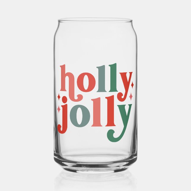 Holly Jolly - Typographie des Fêtes Rétro (Recto)