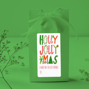 HOLLY JOLLY XMAS Fêtes Noël PERSONNALISÉ