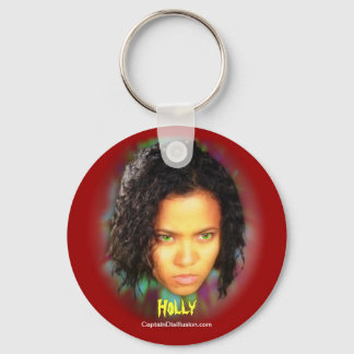 Holly Keychain