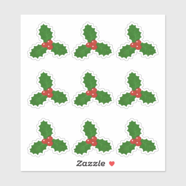 Holly Leaves Set (Sheet)