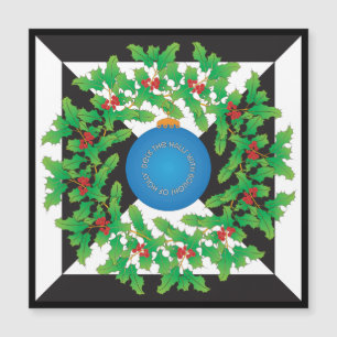 Holly Magnet Card