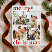 Holly Merry Christmas Bright Fun Family