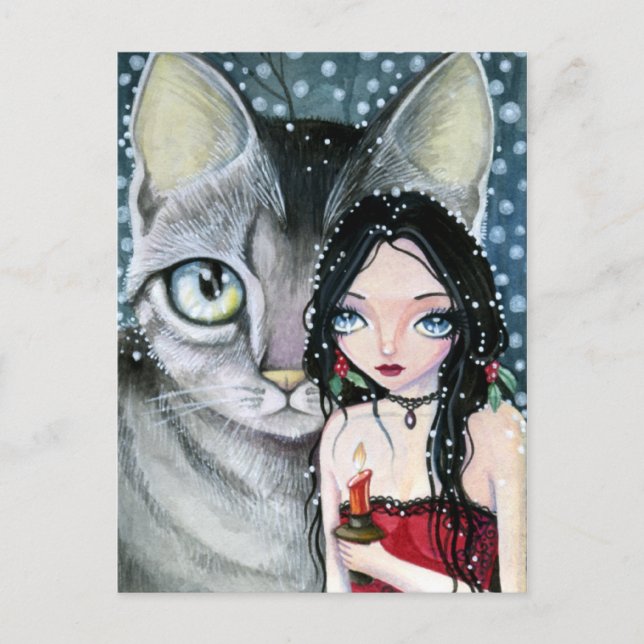 Holly Night - Postcard (Front)