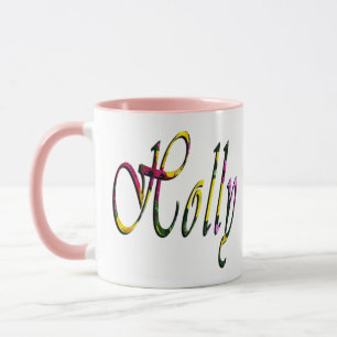 Holly, Nom, Logo, Mug Combo Rose