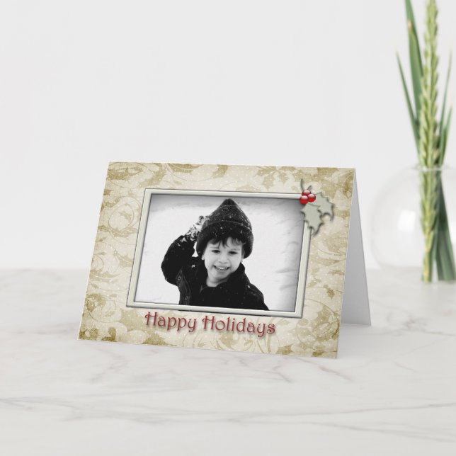 Holly Photo Card (Front)