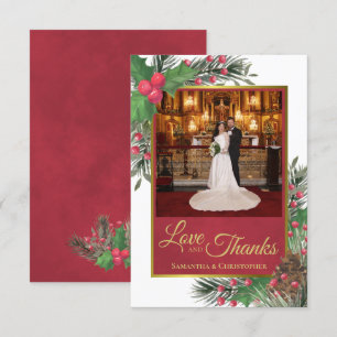 Holly & Pine Holiday thème Amour & Merci Mariage