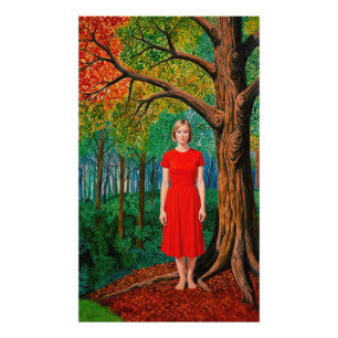 “Holly’s Portrait” - A bright dress for Nature Photo Print