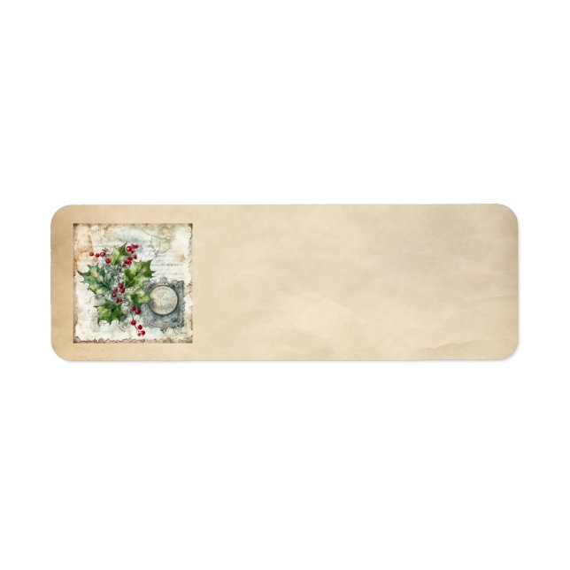 Holly Shabby Address Labels (Front)