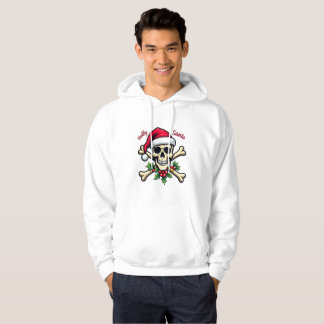 Holly Skull Hoodie